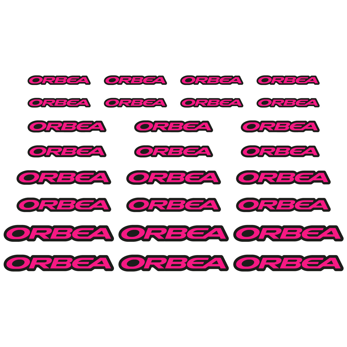 Aufkleber, Orbea-Logo, Helm, Fahrradaufkleber, Vinyl