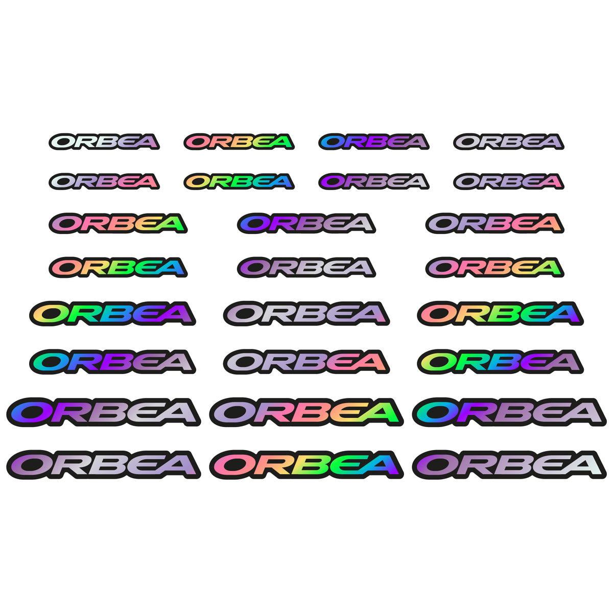 Aufkleber, Orbea-Logo, Helm, Fahrradaufkleber, Vinyl
