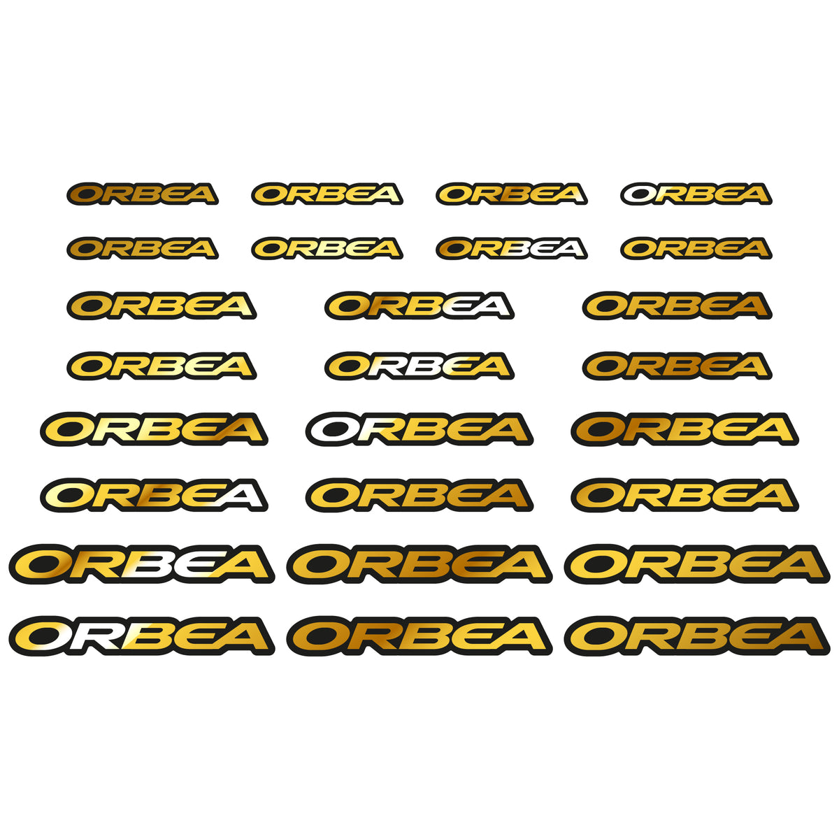 Aufkleber, Orbea-Logo, Helm, Fahrradaufkleber, Vinyl