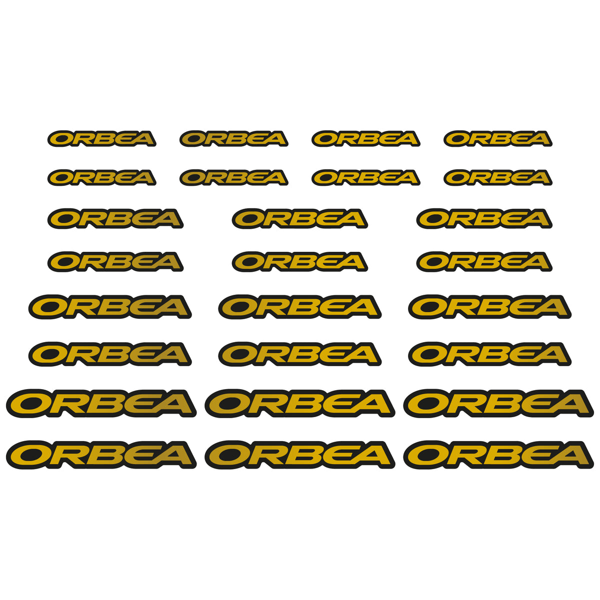 Aufkleber, Orbea-Logo, Helm, Fahrradaufkleber, Vinyl