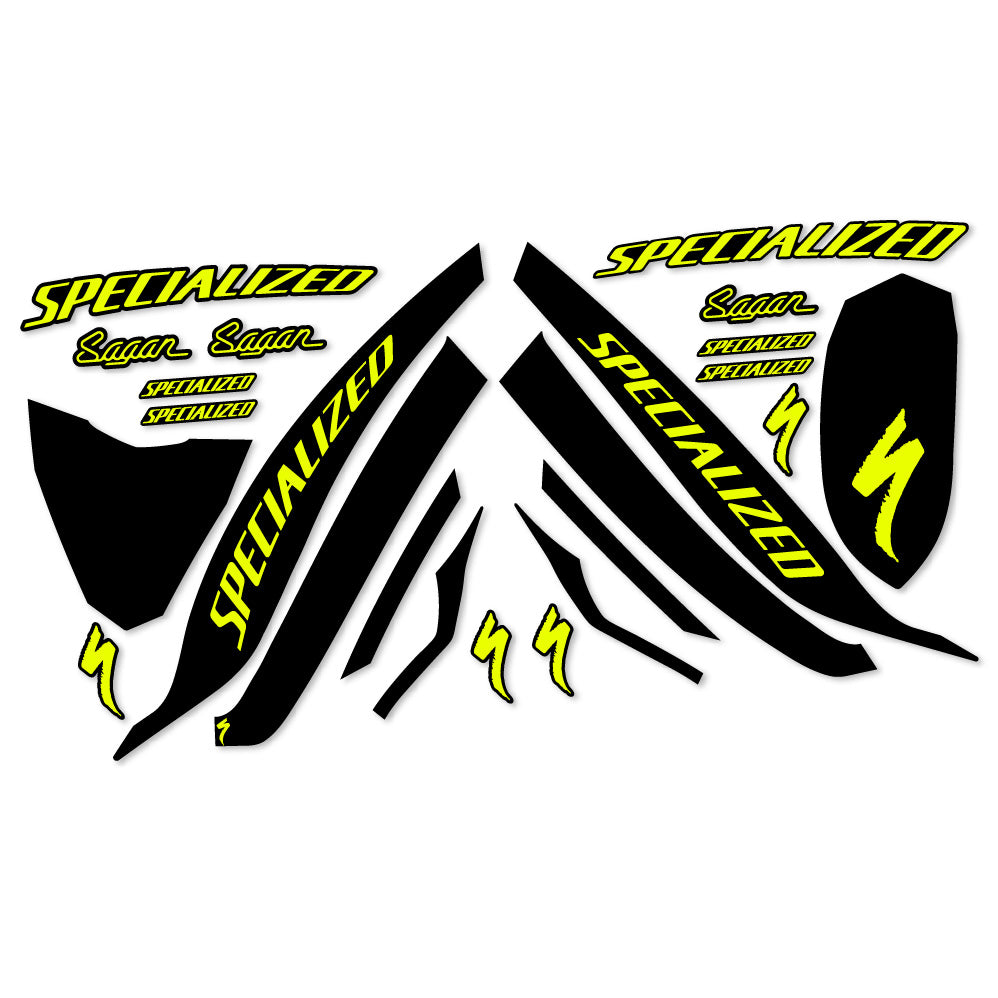 Aufkleber Specialized S-Works Evade 2 Angi Mips Sagan Collection LTD, Helm, Fahrradaufkleber Vinyl