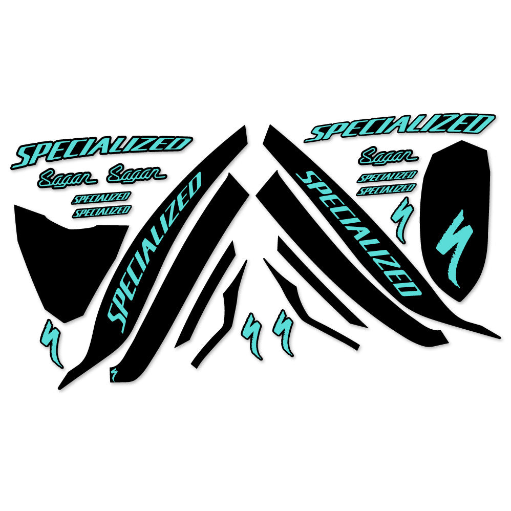 Aufkleber Specialized S-Works Evade 2 Angi Mips Sagan Collection LTD, Helm, Fahrradaufkleber Vinyl