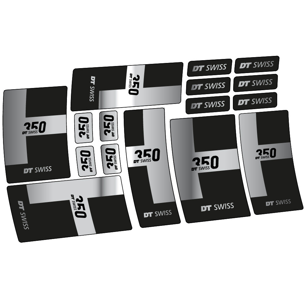 Aufkleber DT Swiss 350 2021, Naben, Fahrradaufkleber Vinyl