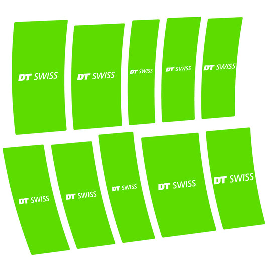 Apple Green decal for DT Swiss P1800 hub – bike sticker vinyl