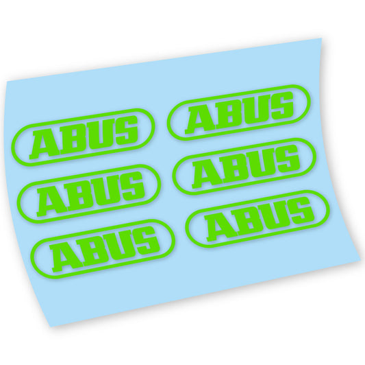 Apple Green decal for Abus helmet – bike sticker vinyl
