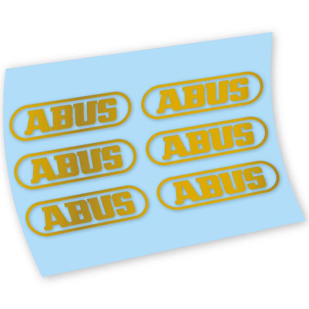 Decals, Abus, Helmet, Bike sticker vinyl