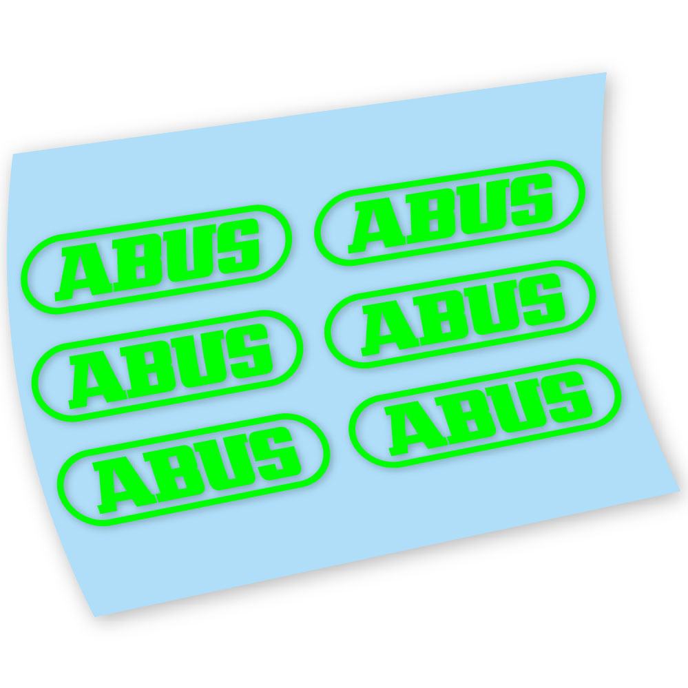 Decals, Abus, Helmet, Bike sticker vinyl