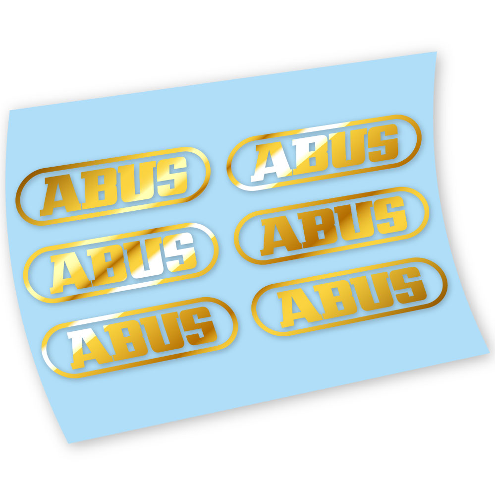 Decals, Abus, Helmet, Bike sticker vinyl