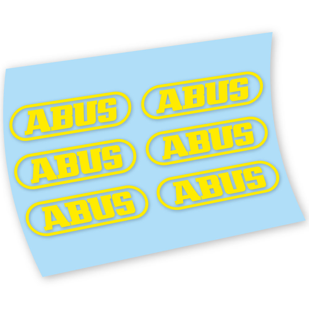 Decals, Abus, Helmet, Bike sticker vinyl