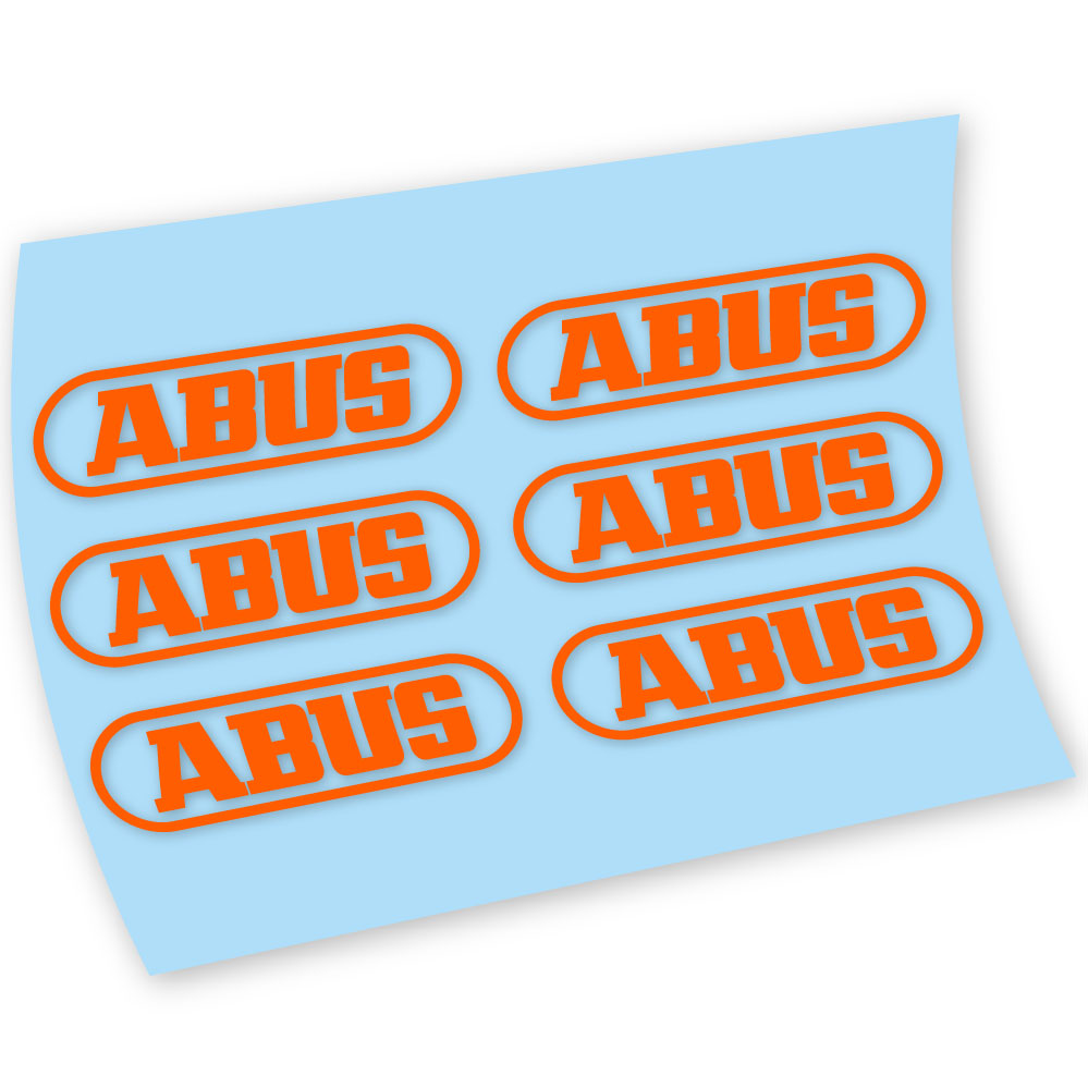 Decals, Abus, Helmet, Bike sticker vinyl