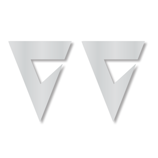 Light Silver decal for Giant Logo frame – bike sticker vinyl