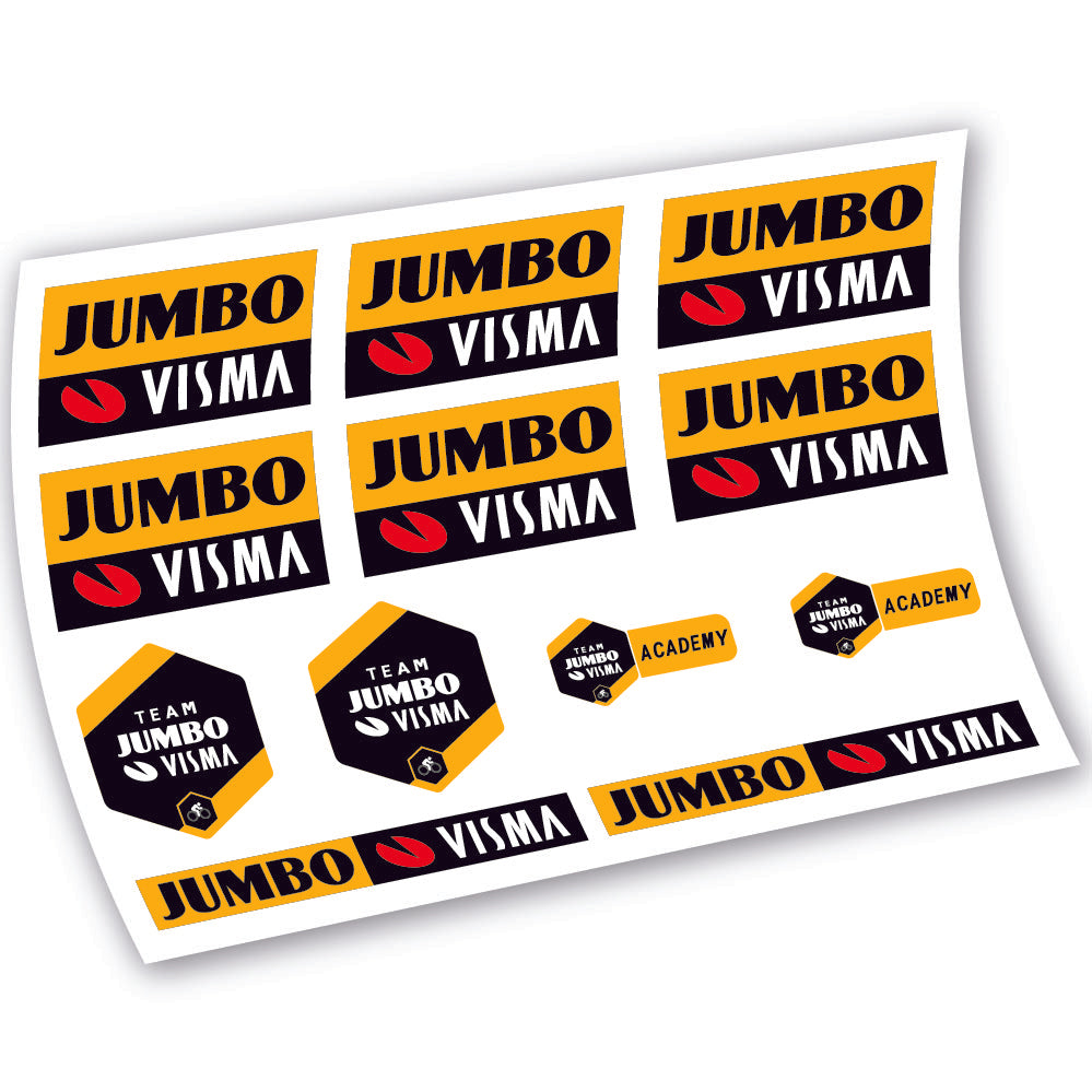 Decals, Jumbo Visma, Logo, Bike sticker vinyl