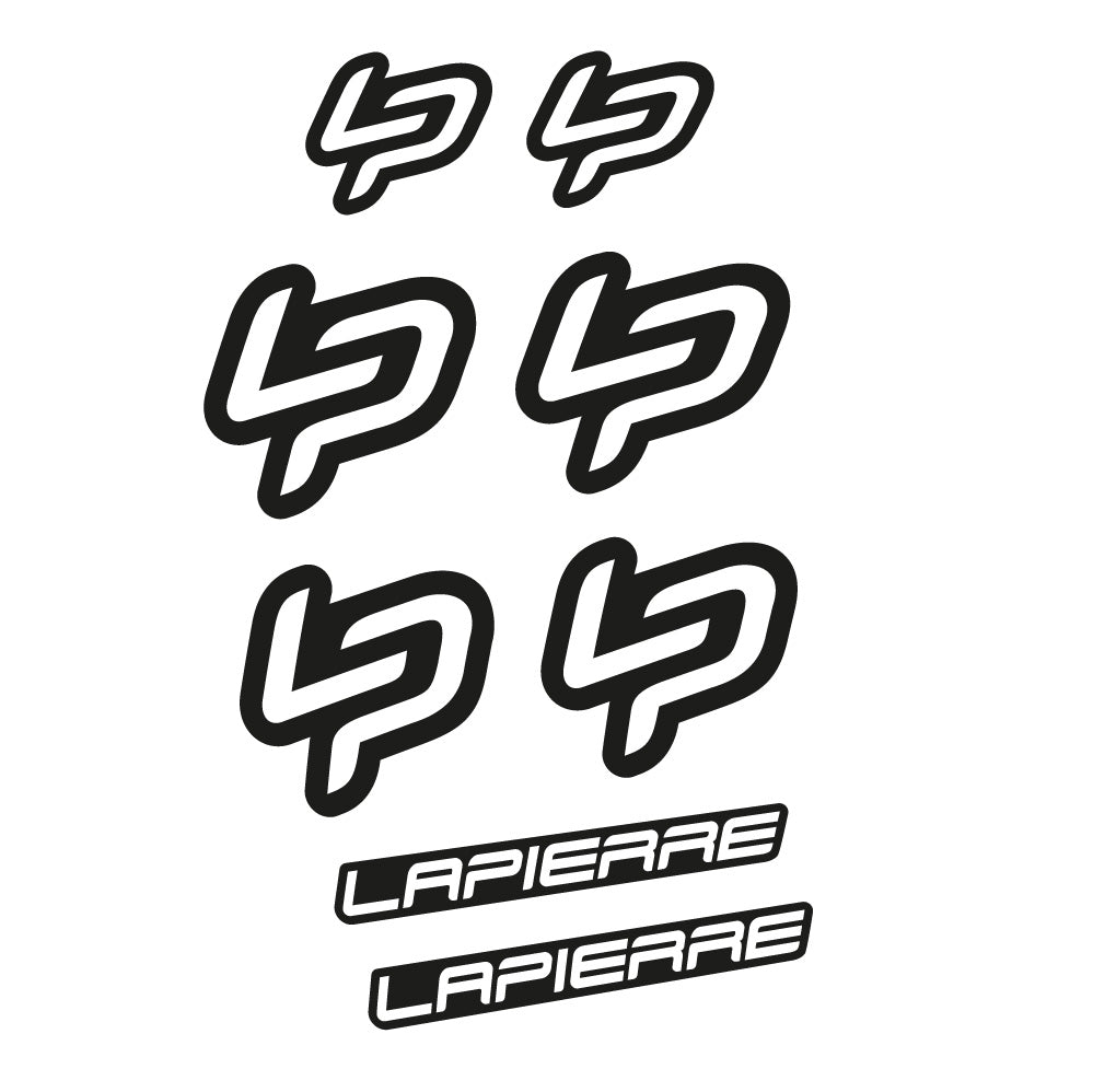 Aufkleber Lapierre, Logo, Fahrradaufkleber Vinyl