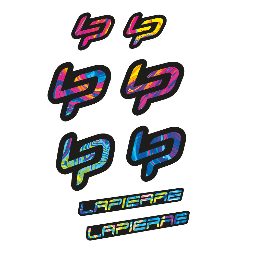 Aufkleber Lapierre, Logo, Fahrradaufkleber Vinyl