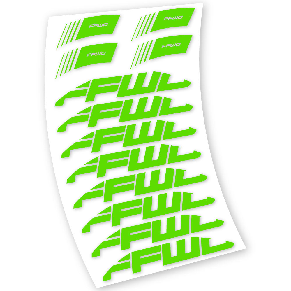 Decals, FastForward Disc, Lenticular Wheel, Bike sticker vinyl