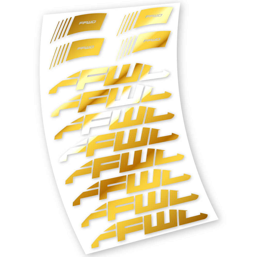 Decals, FastForward Disc, Lenticular Wheel, Bike sticker vinyl