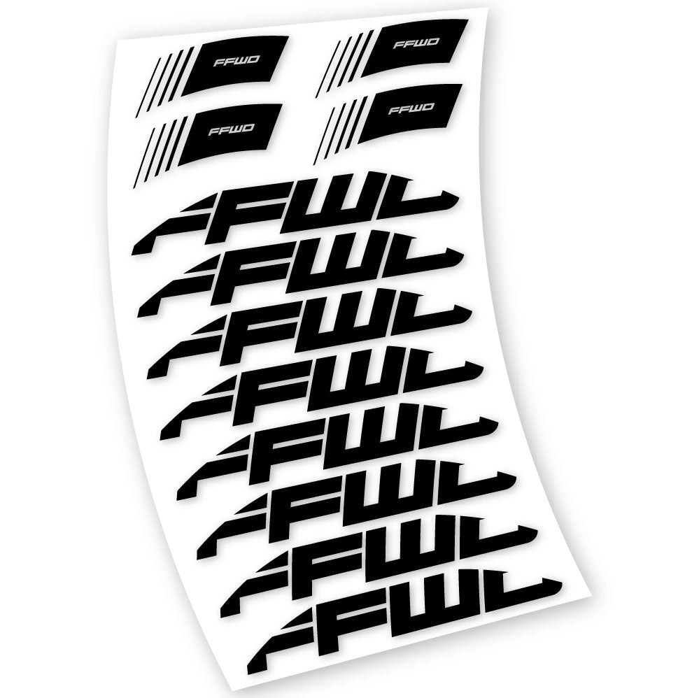 Decals, FastForward Disc, Lenticular Wheel, Bike sticker vinyl