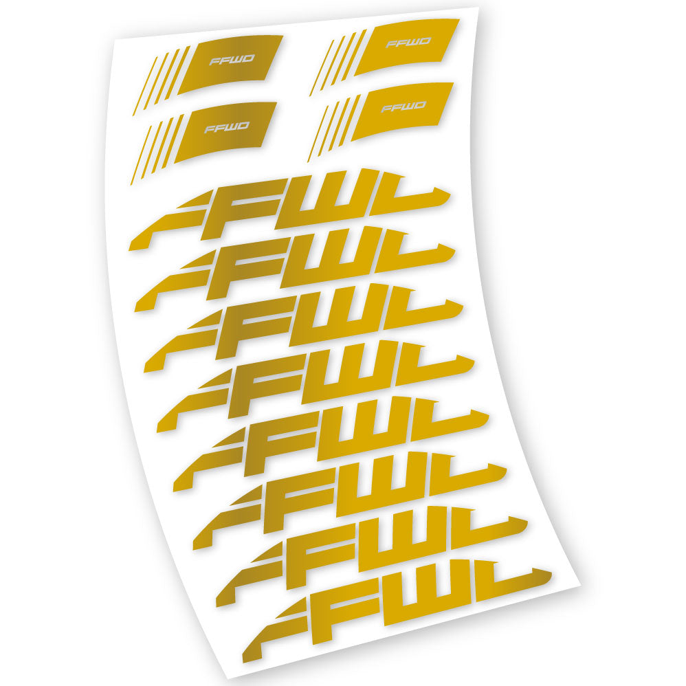 Decals, FastForward Disc, Lenticular Wheel, Bike sticker vinyl