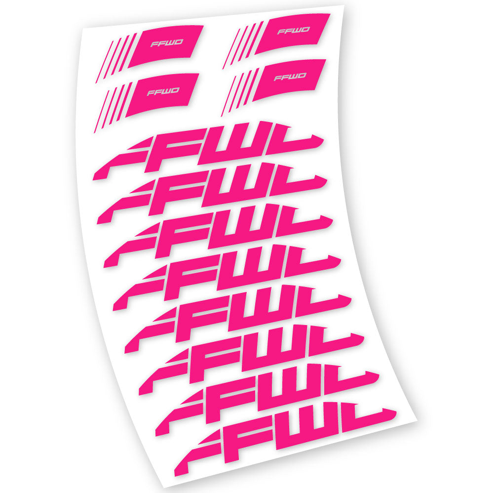 Decals, FastForward Disc, Lenticular Wheel, Bike sticker vinyl