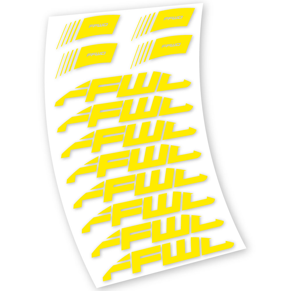 Decals, FastForward Disc, Lenticular Wheel, Bike sticker vinyl