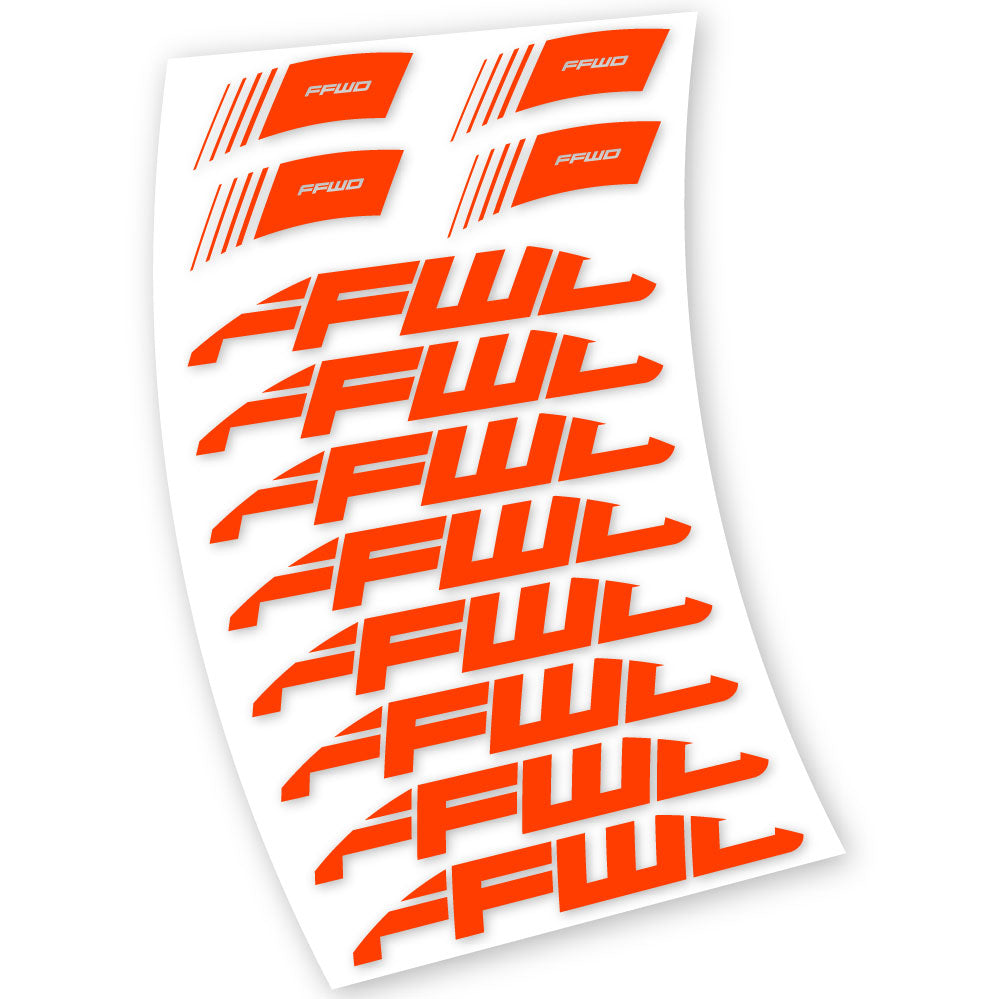 Decals, FastForward Disc, Lenticular Wheel, Bike sticker vinyl