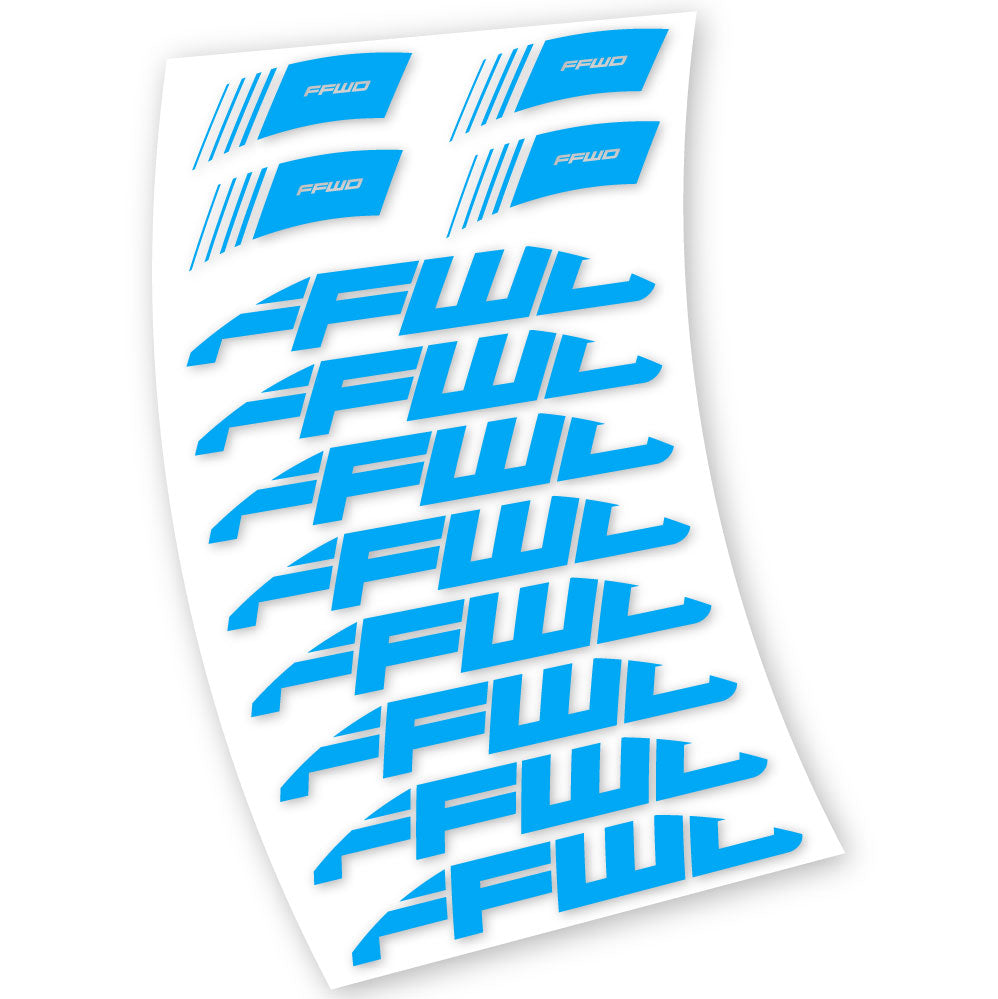Decals, FastForward Disc, Lenticular Wheel, Bike sticker vinyl