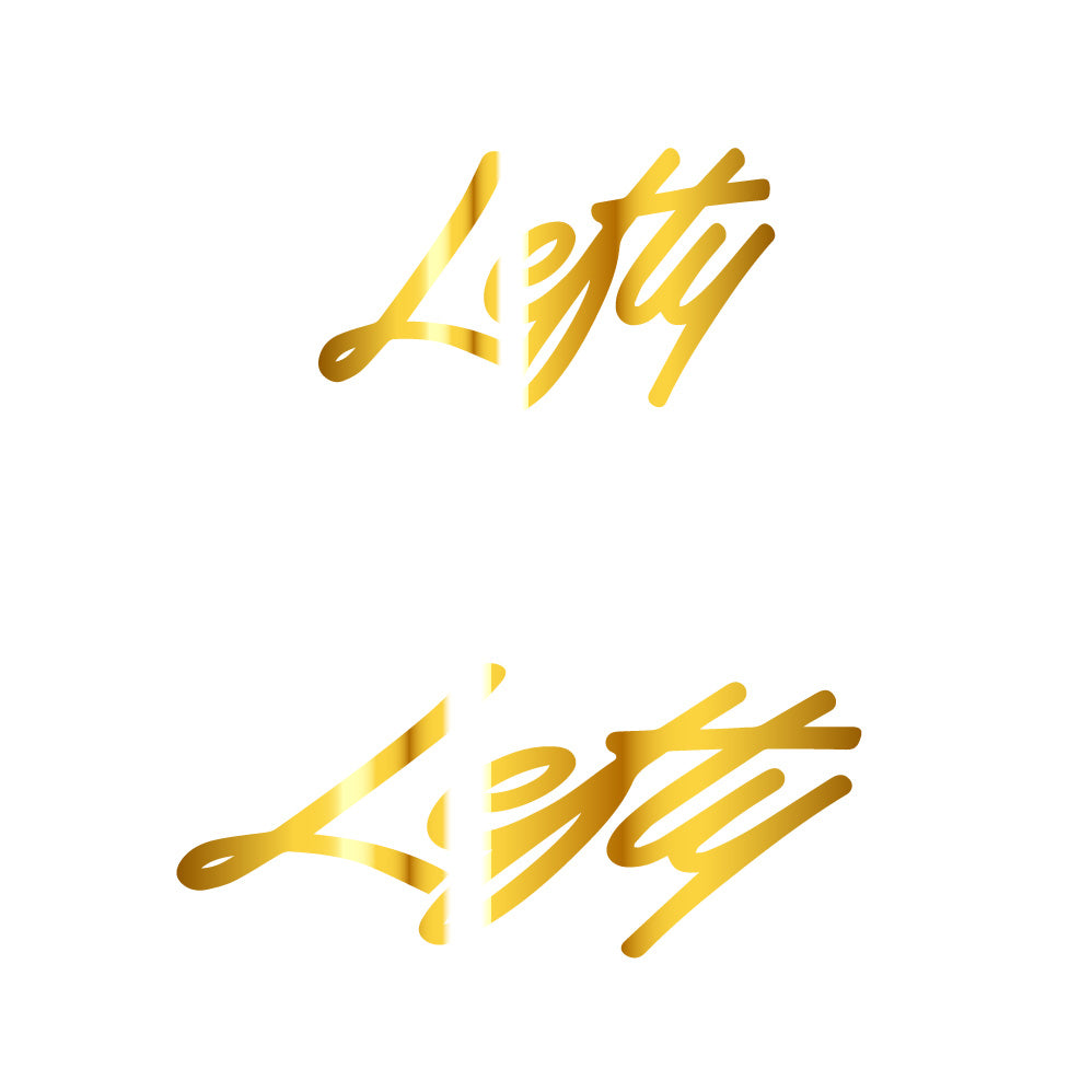 Aufkleber Lefty, Logo, Fahrradaufkleber Vinyl