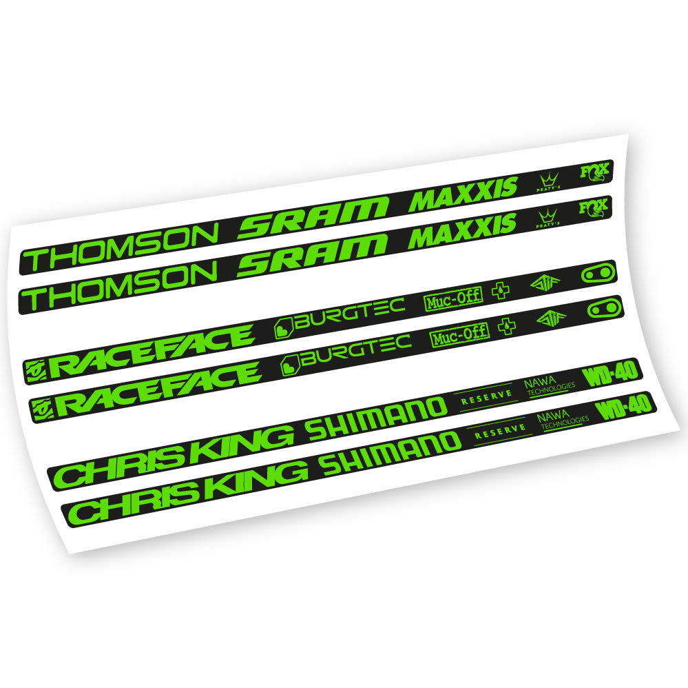 Decals, Various Drands, Frame, Bike sticker vinyl