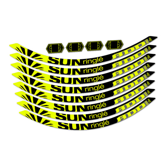 Neon Yellow decal for Sun Ringle ADD Pro 2017-2018 MTB wheel 26" – bike sticker vinyl