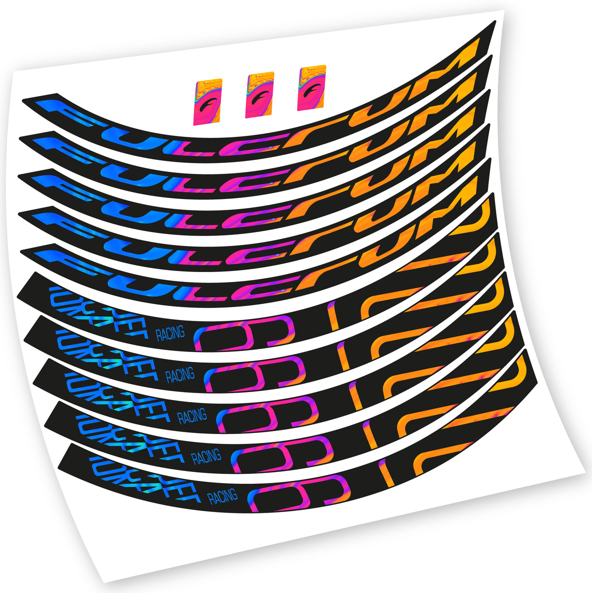 Decals, Fulcrum Racing 6, MTB Wheel, Bike sticker vinyl