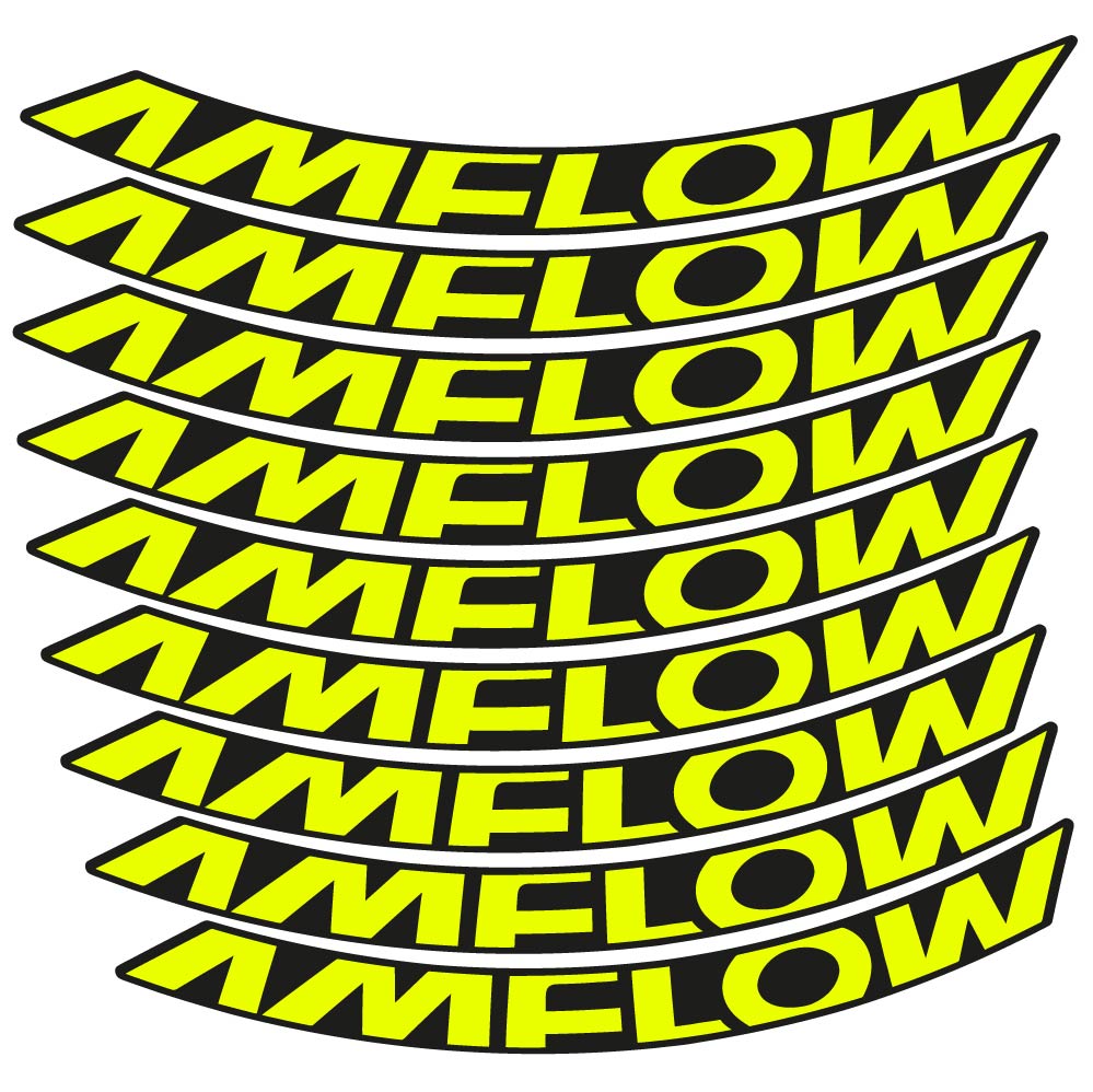 Decal Amflow 2024, MTB Wheel 29, bike sticker vinyl
