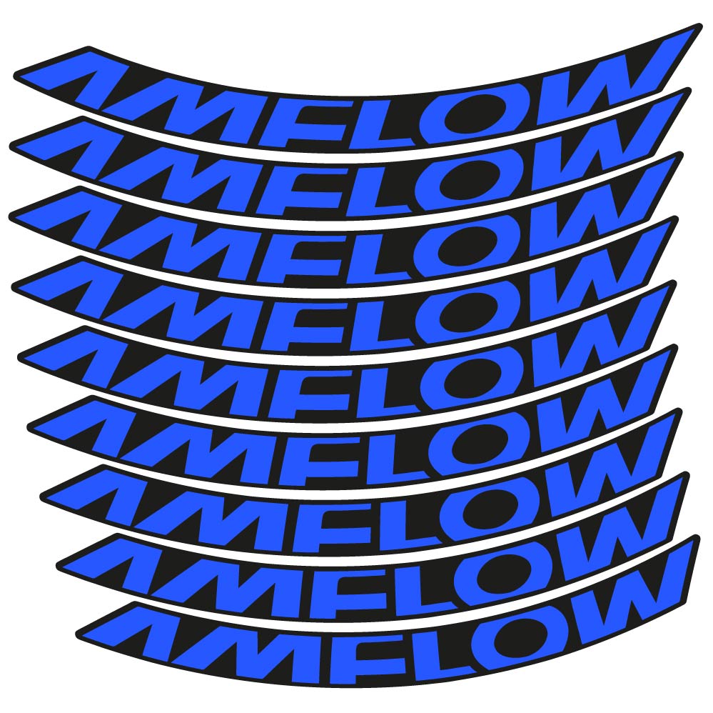 Decal Amflow 2024, MTB Wheel 29, bike sticker vinyl