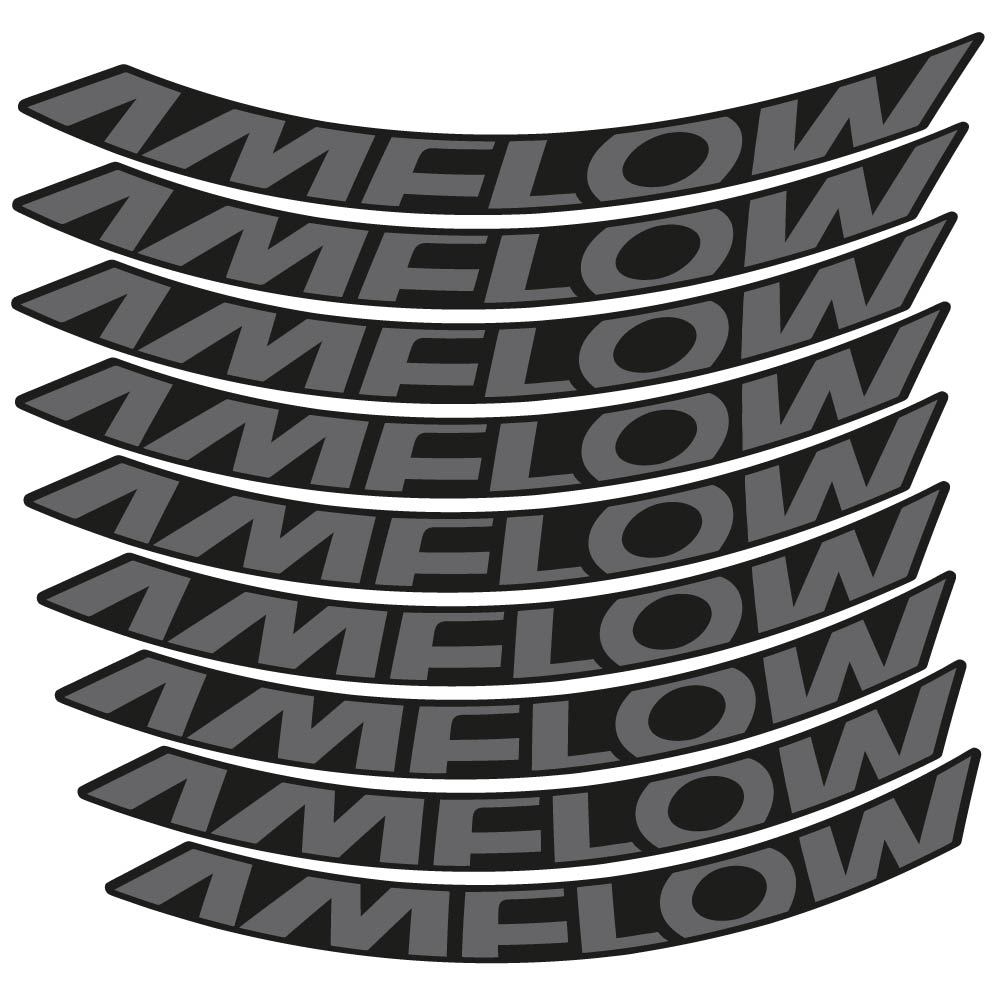 Decal Amflow 2024, MTB Wheel 29, bike sticker vinyl
