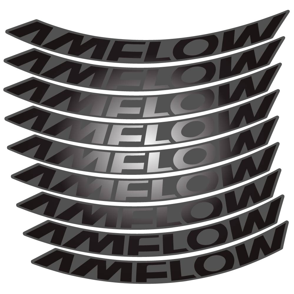 Decal Amflow 2024, MTB Wheel 29, bike sticker vinyl