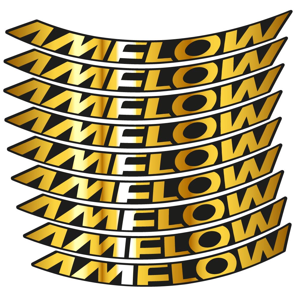 Decal Amflow 2024, MTB Wheel 29, bike sticker vinyl