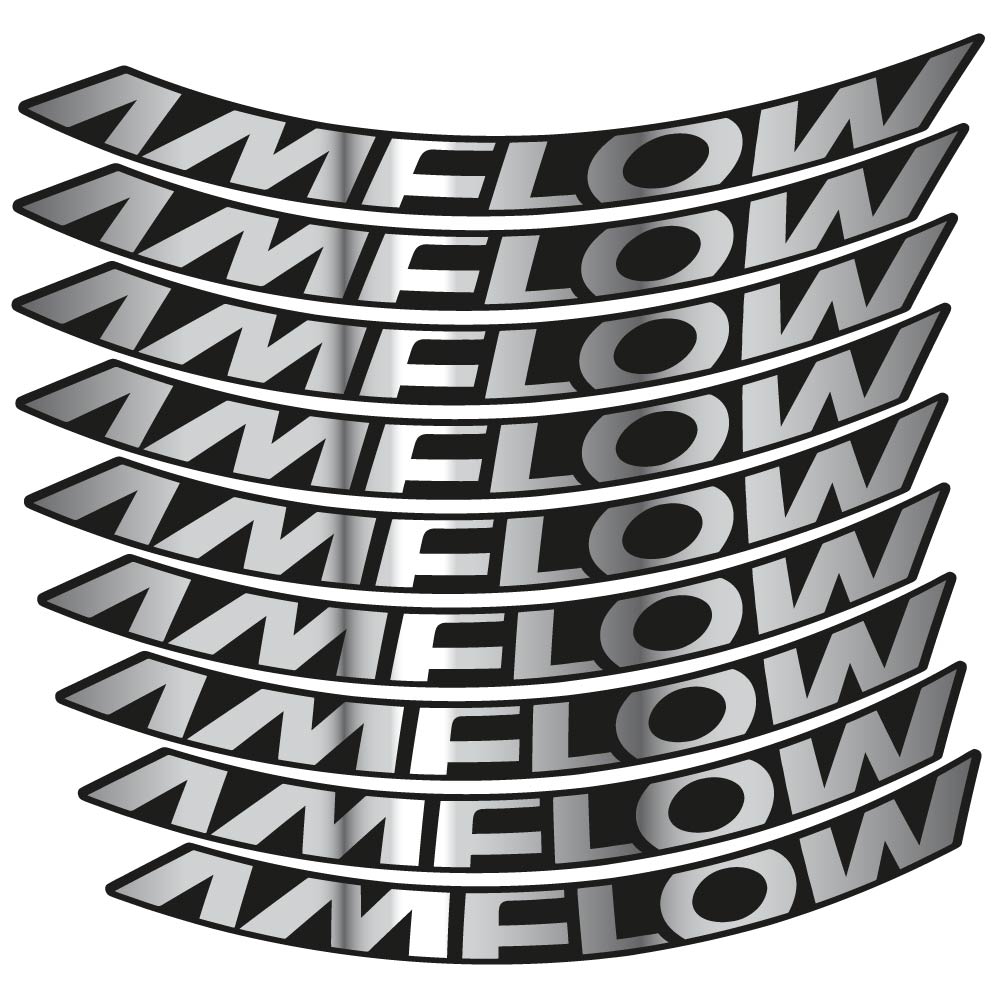 Decal Amflow 2024, MTB Wheel 29, bike sticker vinyl
