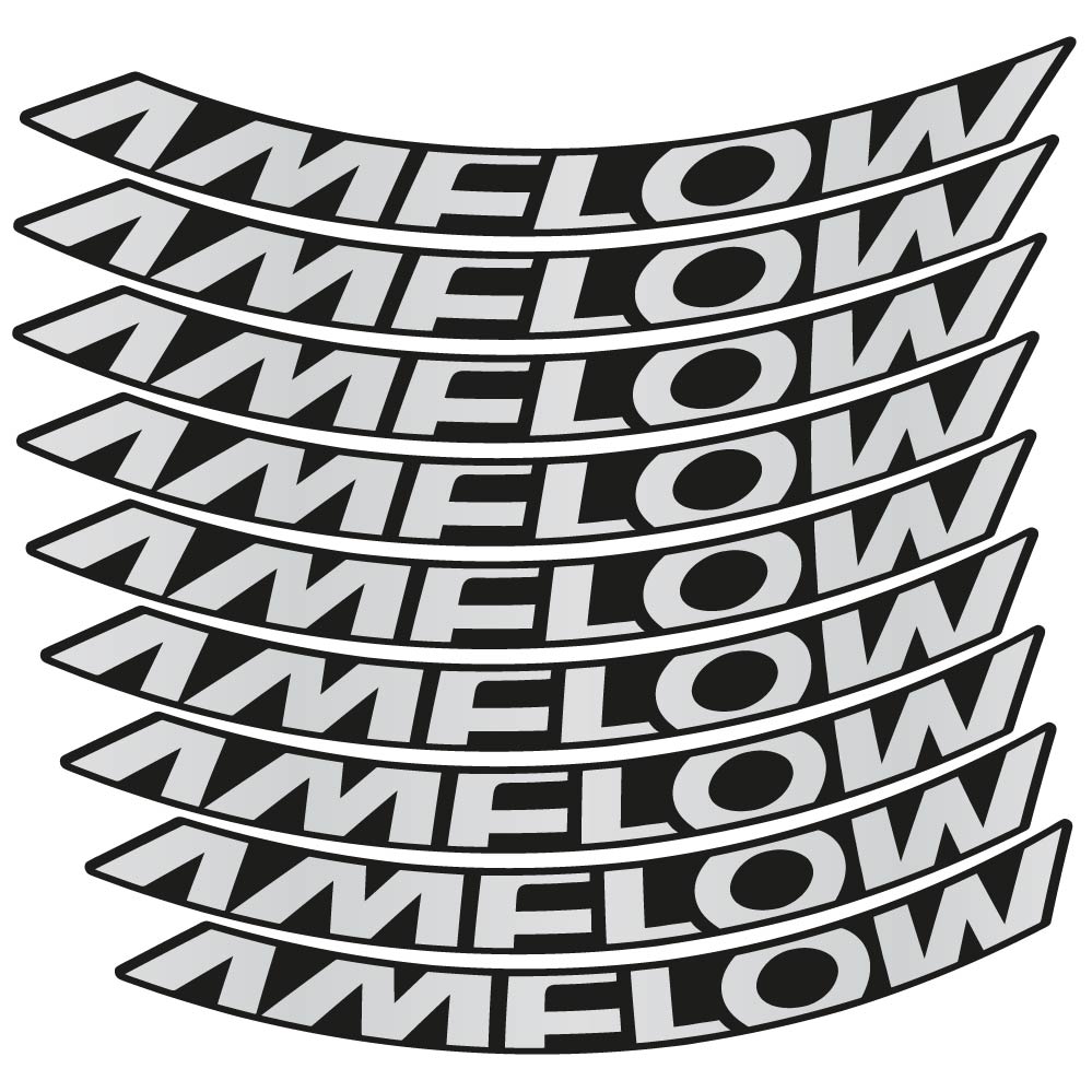 Decal Amflow 2024, MTB Wheel 29, bike sticker vinyl