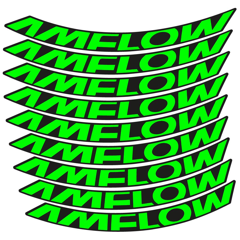 Decal Amflow 2024, MTB Wheel 29, bike sticker vinyl