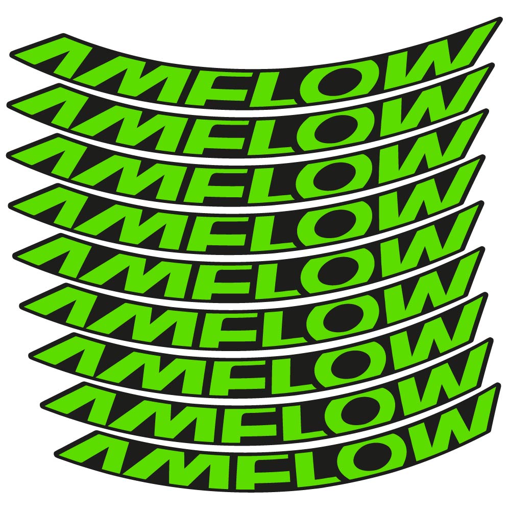 Decal Amflow 2024, MTB Wheel 29, bike sticker vinyl