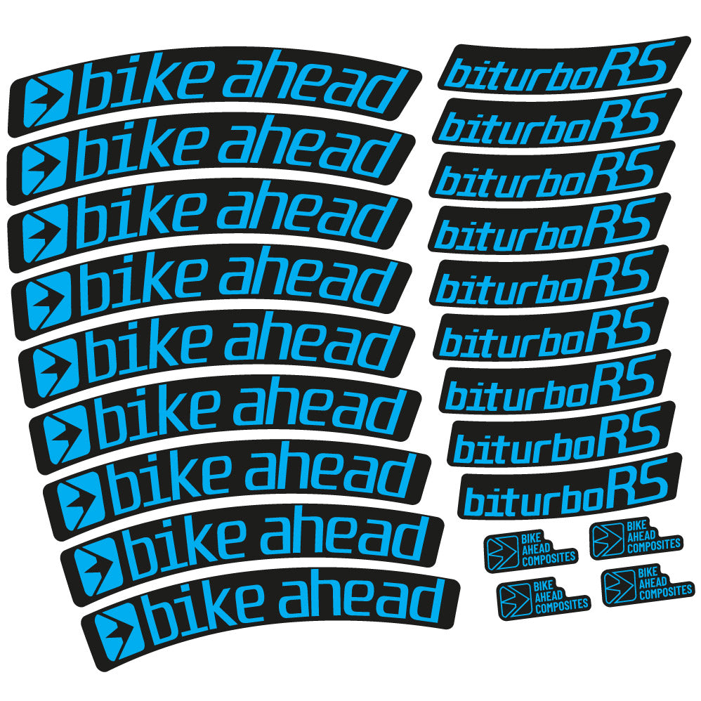 Decal Bike Ahead Biturbo RS 2017, MTB Wheel 29, bike sticker vinyl