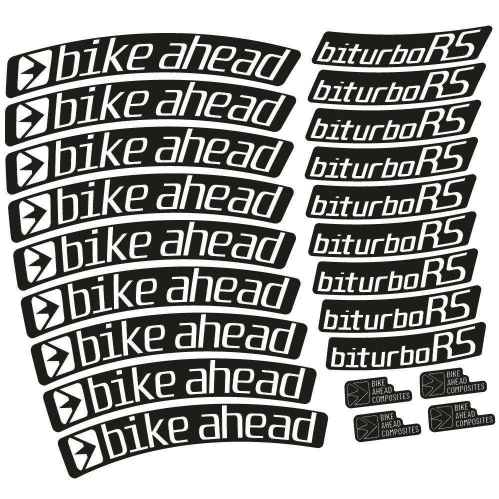 Decal Bike Ahead Biturbo RS 2017, MTB Wheel 29, bike sticker vinyl