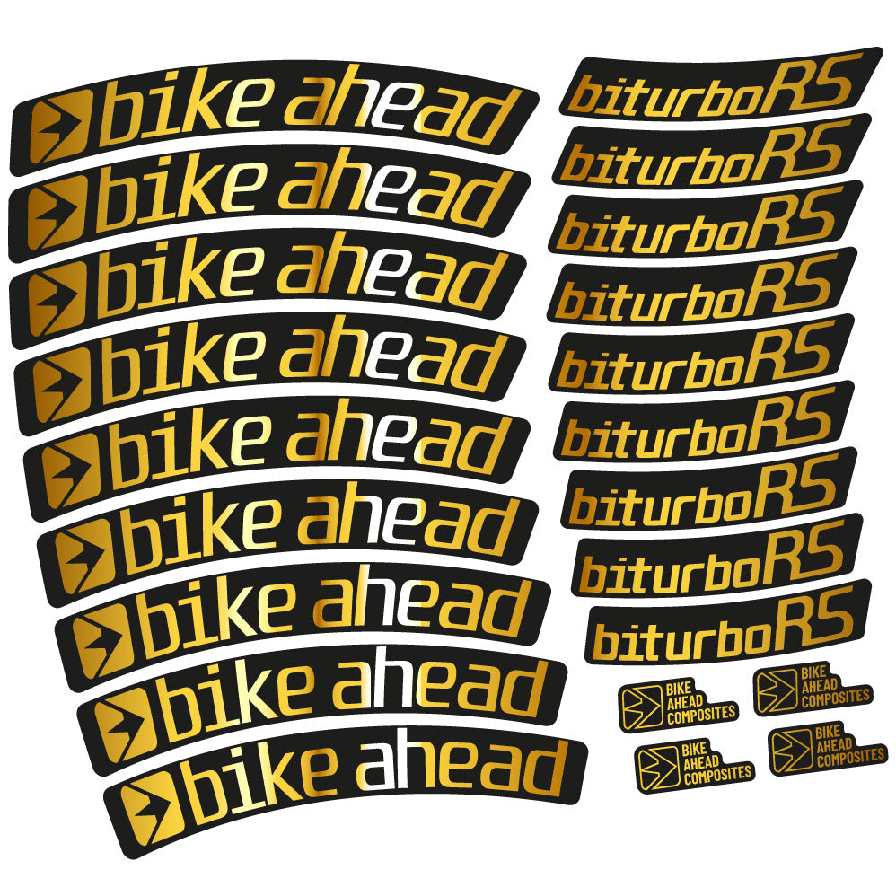 Decal Bike Ahead Biturbo RS 2017, MTB Wheel 29, bike sticker vinyl