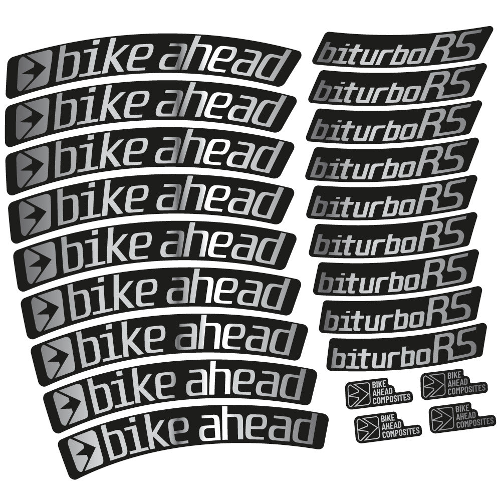 Decal Bike Ahead Biturbo RS 2017, MTB Wheel 29, bike sticker vinyl