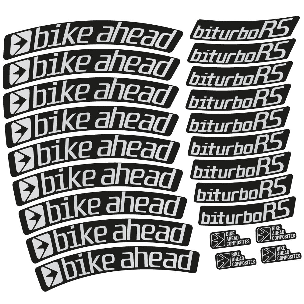 Decal Bike Ahead Biturbo RS 2017, MTB Wheel 29, bike sticker vinyl