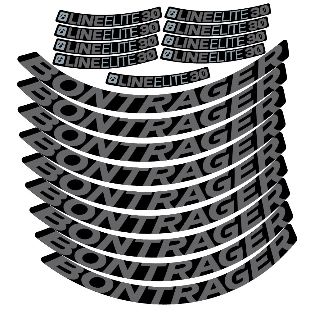 Aufkleber Bontrager Line Elite 30, MTB 29, Fahrradaufkleber Vinyl