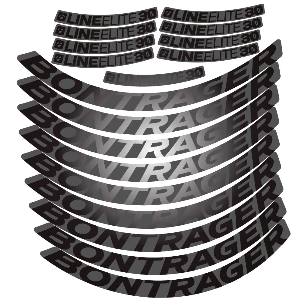 Aufkleber Bontrager Line Elite 30, MTB 29, Fahrradaufkleber Vinyl