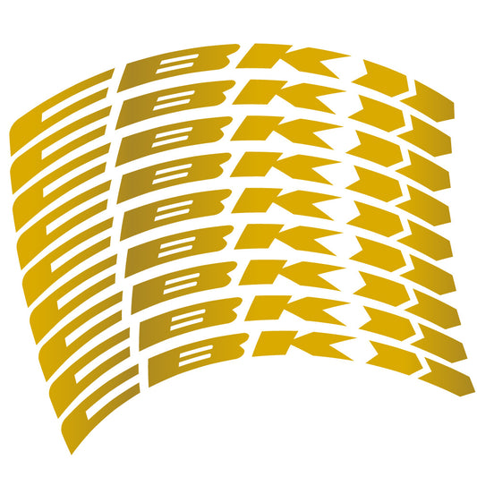 Gold decal for CBK MTB wheel 29" – bike sticker vinyl