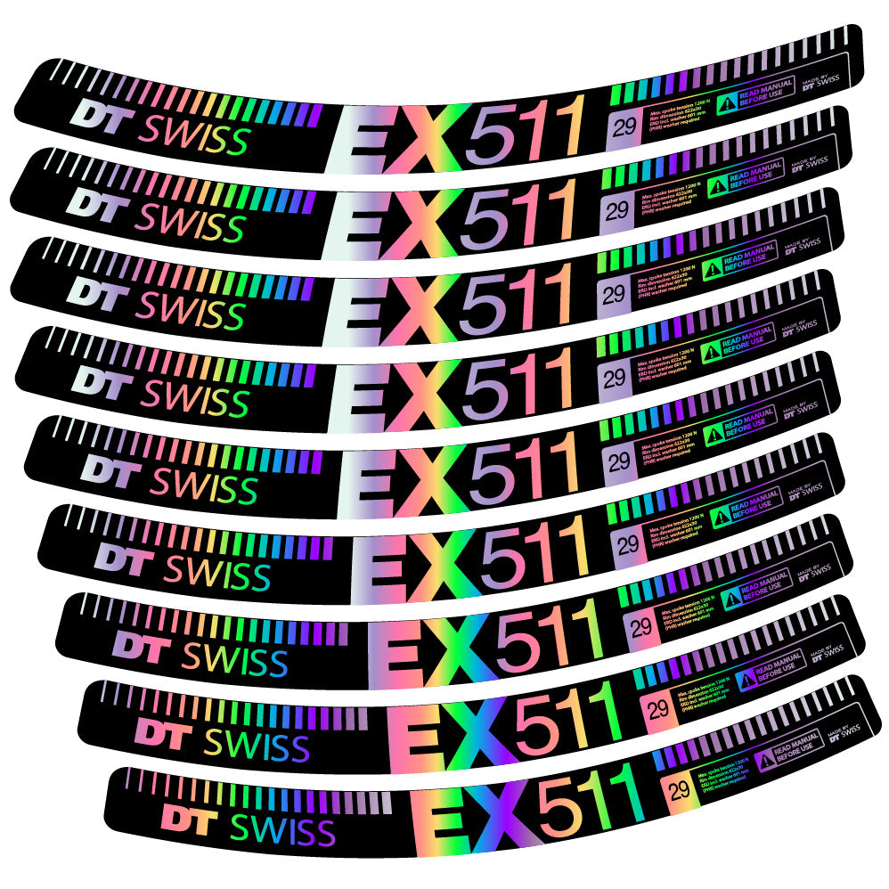 Decal DT Swiss EX 511, MTB Wheel 29, bike sticker vinyl