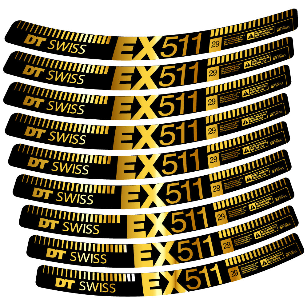 Decal DT Swiss EX 511, MTB Wheel 29, bike sticker vinyl