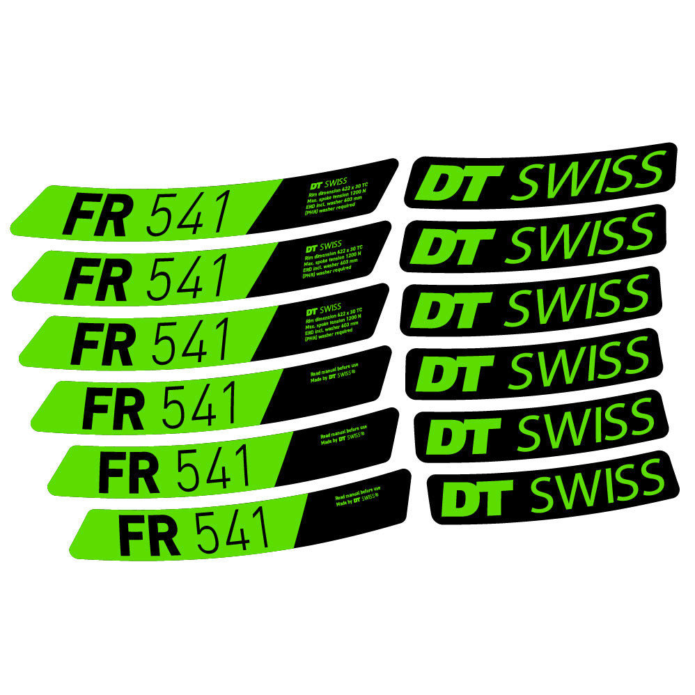 Decal DT Swiss FR 541, MTB Wheel 29, bike sticker vinyl